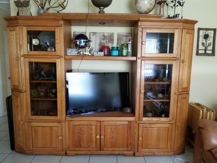 q i need to update this wall unit help any ideas