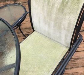 how to clean deck chairs