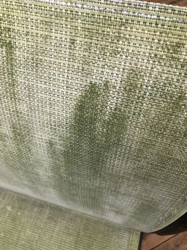 q how can i clean mesh patio dining chairs