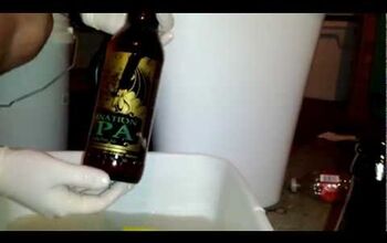 How to remove painted labels from glass bottles? | Hometalk