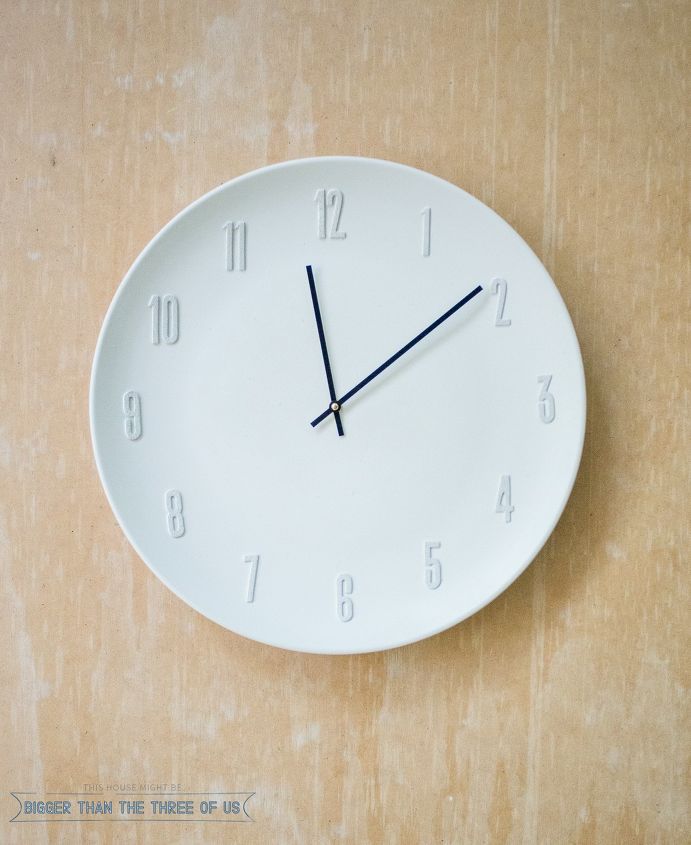 22 diy wall clocks you ll love, West Elm Inspired Clock
