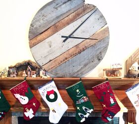 22 diy wall clocks you ll love, Reclaimed Barn Wood Clock