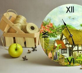 22 diy wall clocks you ll love, Vinyl Record To Country Wall Clock