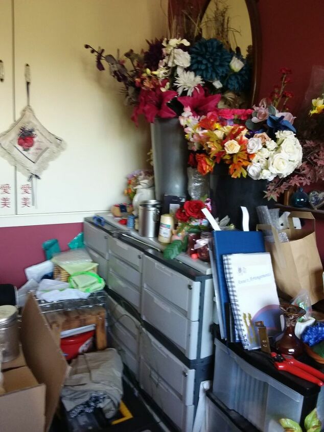 q how can i store all my craft floristry things