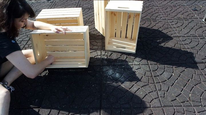 how to make a crate desk