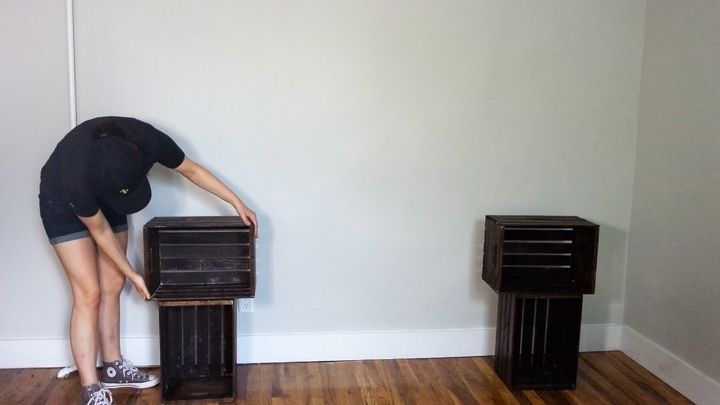 how to make a crate desk