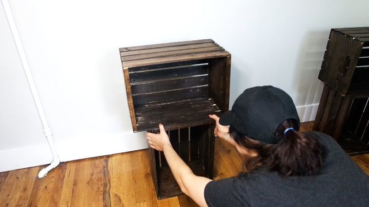how to make a crate desk