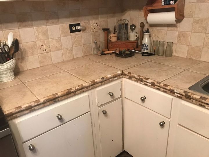 i need to replace an ugly tile countertop inexpensively any ideas