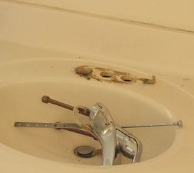 how i updated my cultured marble sink