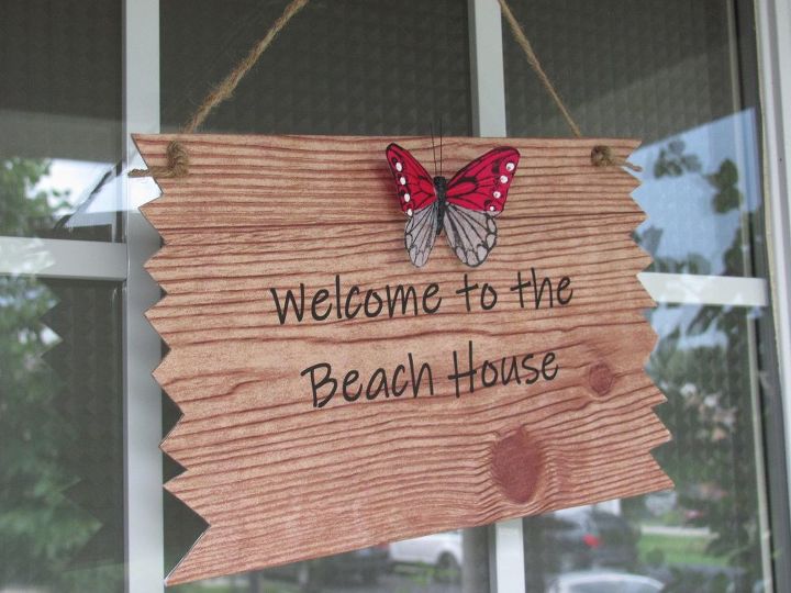 how to make a rustic wood sign without wood
