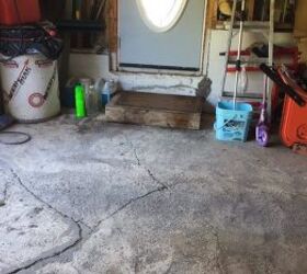 q how do i fix my garage floor