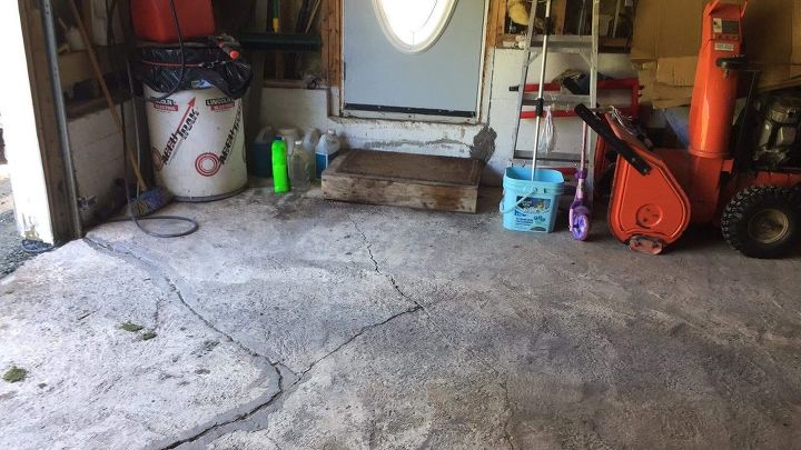 q how do i fix my garage floor