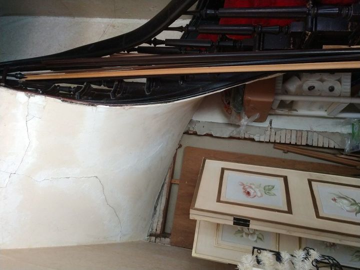 q my house was built in the late 1800s the curve under the stairs