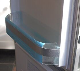 fix plastic door inserts and crisper drawer for fridge