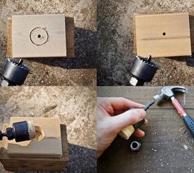 how to make a wood candy dispenser