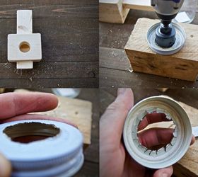 how to make a wood candy dispenser
