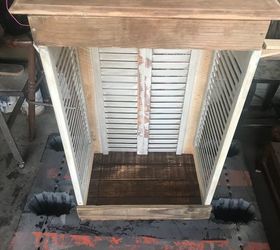 shutter cabinet build