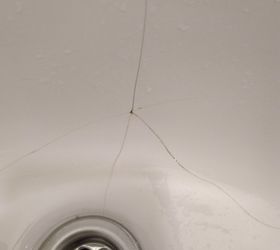 how to fix a cracked porcelain sink