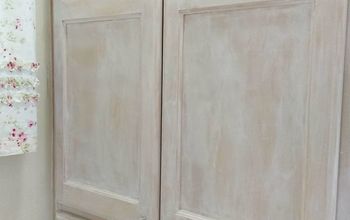 How to Whitewash Cabinets and Doors