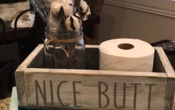 TOILET PAPER HOLDER NICE BUTT