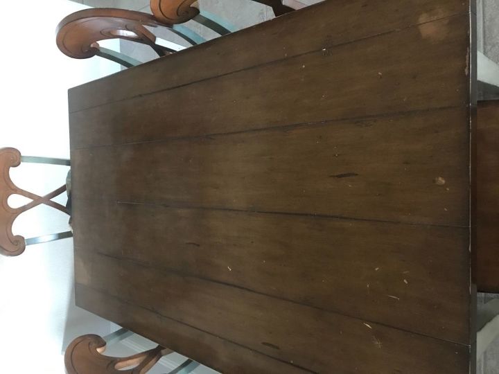 q how can i refinish my dining table