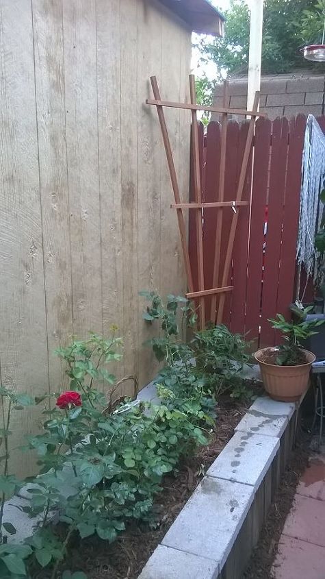 jardinera de bloques de hormign