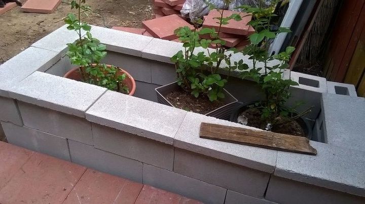 plantador de blocos de concreto