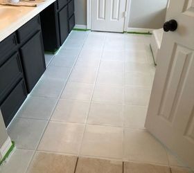 how to paint your outdated tile floor