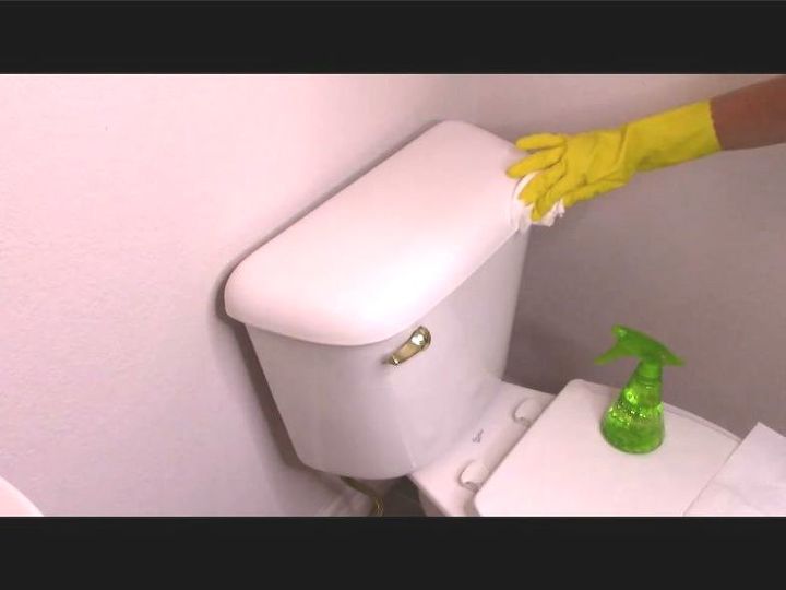 how to clean your toilet from top to bottom