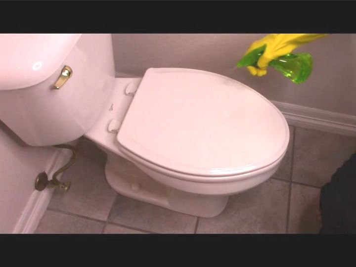 how to clean your toilet from top to bottom