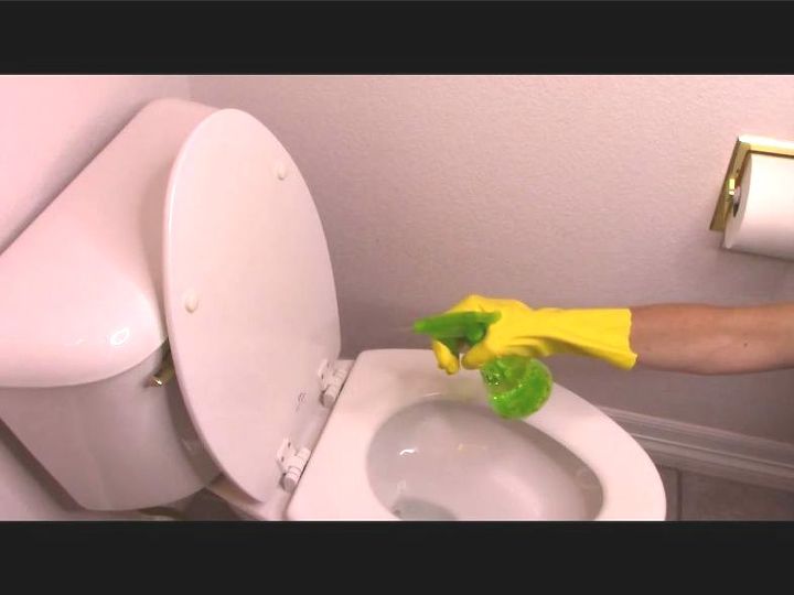 how to clean your toilet from top to bottom