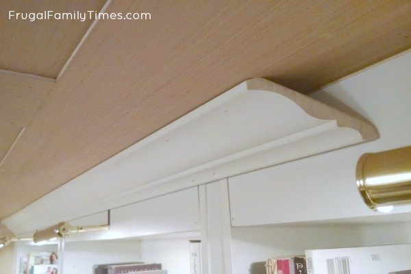 how to add library lights to a built in bookcase