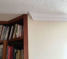 q how to continue crown molding