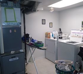 Laundry Room with furnace? How do I make this room cool? | Hometalk
