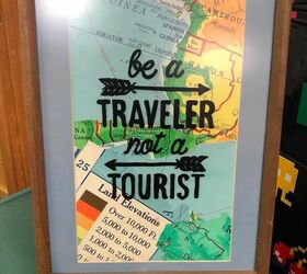 2 back to school map projects, Be a traveler not a tourist