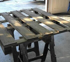 how to make a rustic pallet mirror frame with a shelf, How To Make A Rustic Pallet Mirror Frame With A Shelf