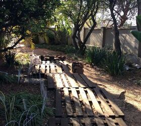 How do I complete this pallet path? | Hometalk