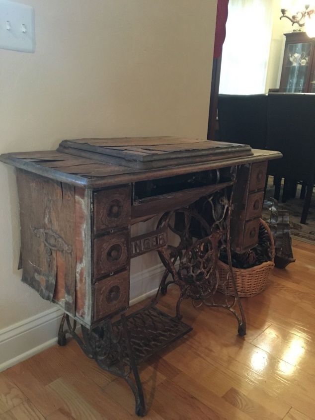 What materials do I need to redo this incredible sewing machine? | Hometalk