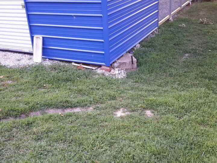 q how to make a patio that slopes