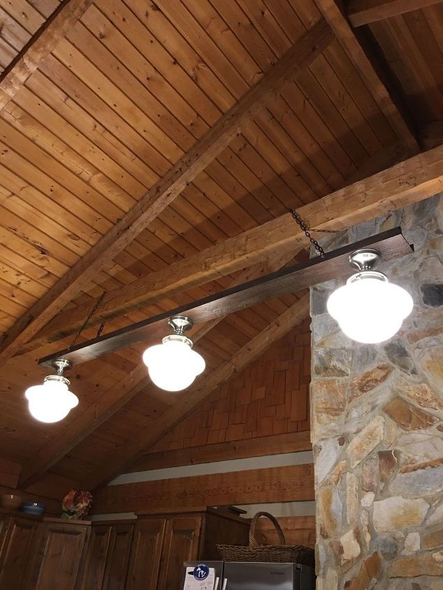 23 ways to get the farmhouse look in your home, Rustic Industrial Farmhouse Light Fixture