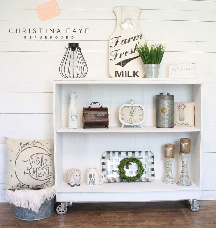 23 ways to get the farmhouse look in your home, Curbside Bookcase Transformed
