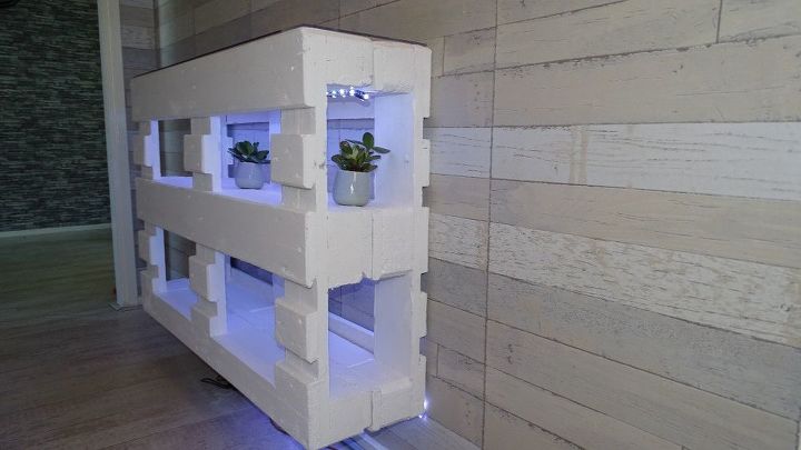 25 incredibly unique shelving ideas, Pallet Shelf With Lights