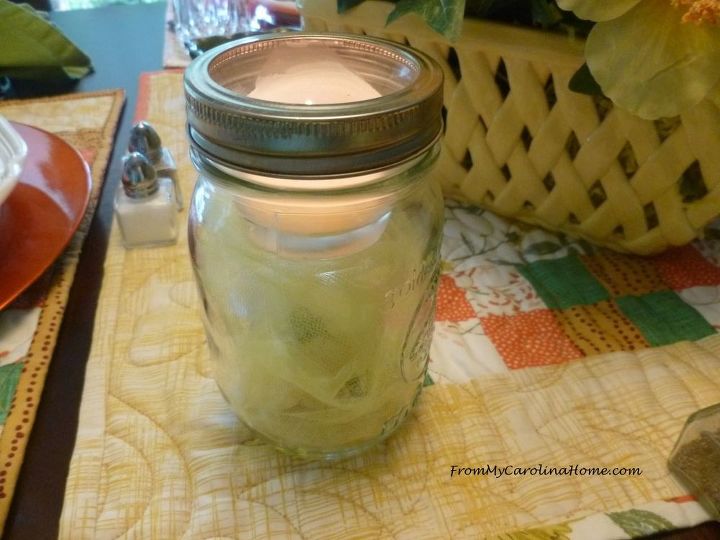 mason jar candle holders with changable colors