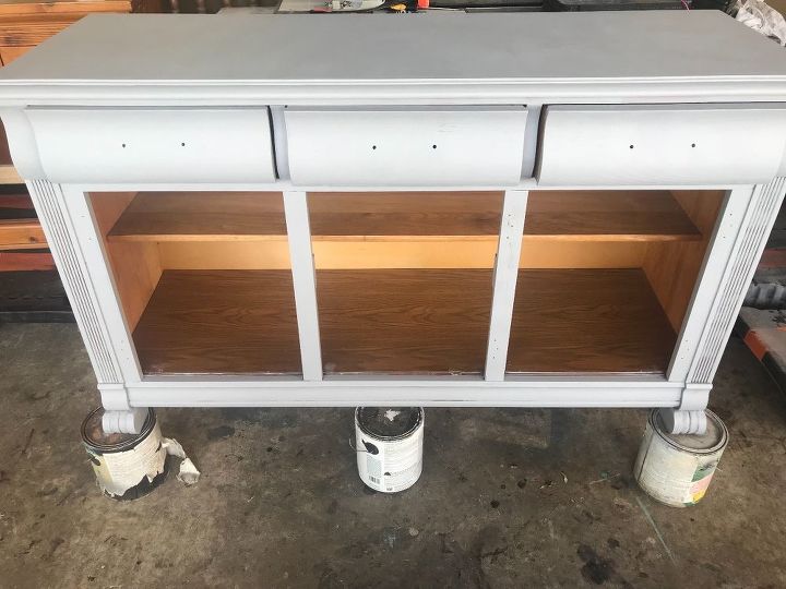 How To Make A Hutch With Diy Barn Doors Hometalk