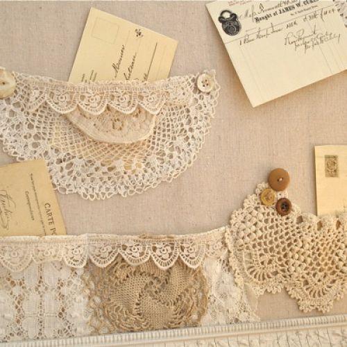 s 21 totally terrific things you can do with doilies, Use Them As Handy Pockets
