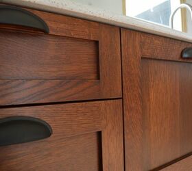 16 ways to totally transform your kitchen cabinets today, Beautiful Mission finish for kitchen cabinets