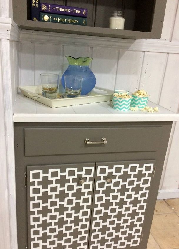 s 16 ways to totally transform your kitchen cabinets today, Fun and funky update for old cabinets