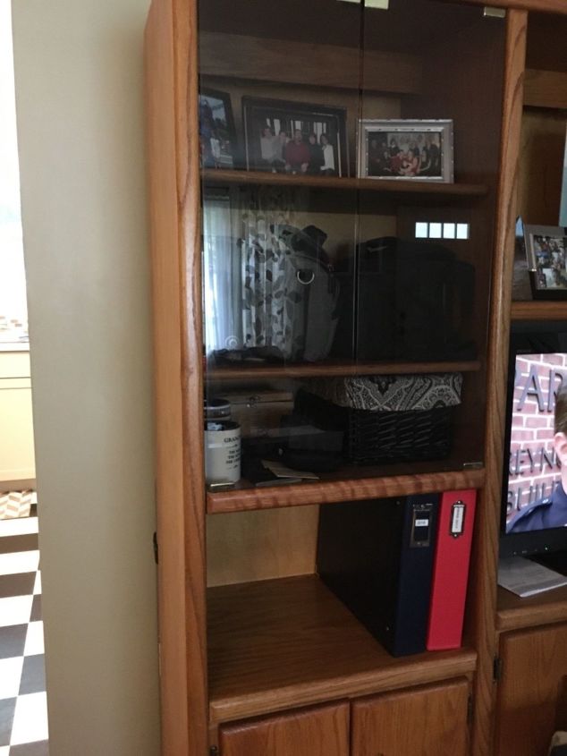 is it worth painting an 80s oak entertainment center white