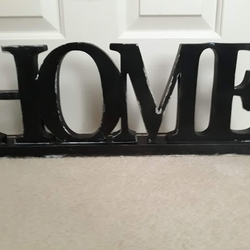 upscale a home sign, The finished project