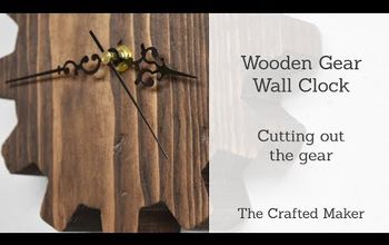  relógio de parede de engrenagem de madeira
